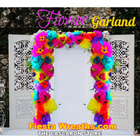 Fiesta Large Flowers Garland Party Decoration