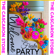 Fiesta Party Welcome Sign Box