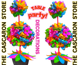 Party Supplies Table centerpieces