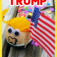 Donald Trump Cascarones Donald Trump Cascarones - Fiesta Arts Designs