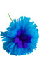 Blue Crepe paper flower Blue Crepe paper flower - Fiesta Arts Designs