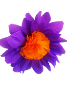 Purple Crepe Paper Flower Purple Crepe Paper Flower - Fiesta Arts Designs