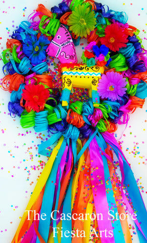 Fiesta Beautiful Donkey Door Wreath Fiesta Beautiful Donkey Door Wreath - Fiesta Arts DesignsFiesta Wreath