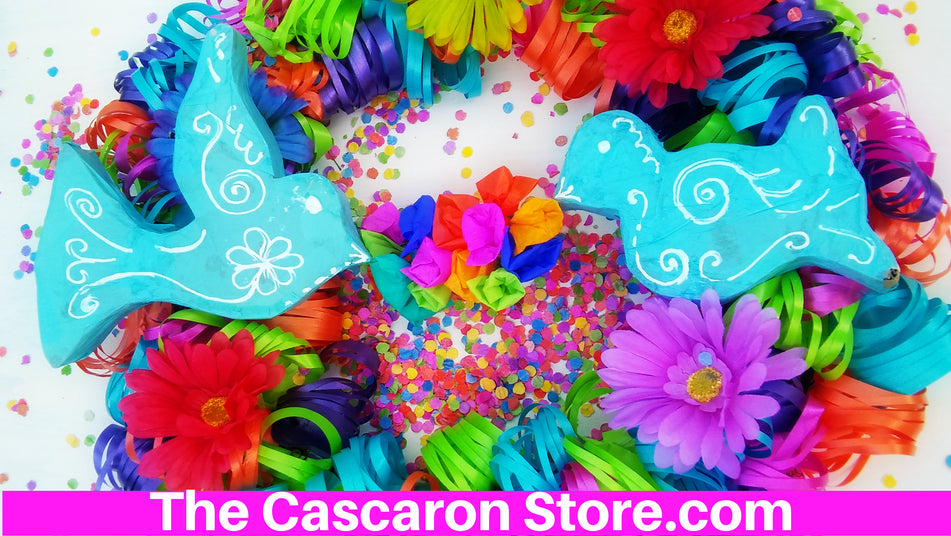 spring wreath Valentine Fiesta Door Decoration