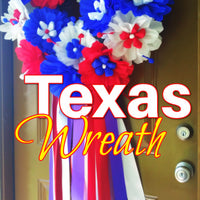 Texas Large Wreath "We Love Our Texas Community Wreath"