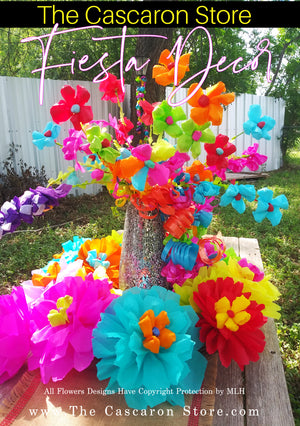 Fiesta table centerpiece flowers bouquet