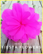 Fiesta Mexican Crepe Paper Flowers Large Decorations Fiesta Mexican Crepe Paper Flowers Large Decorations - Fiesta Arts DesignsFiesta Decoration