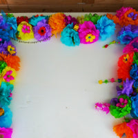 Fiesta Large Flowers Garland Party Decoration