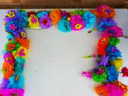 Fiesta Large Flowers Garland Party Decoration