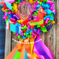 Fiesta Wreath San Antonio Home Decor & Cinco de Mayo Party Decoration