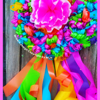 Fiesta Party Colorful Wreath