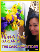 Mardi Gras Garlands Decorations