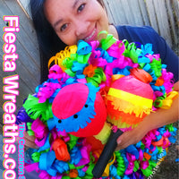 Fiesta Wreath Maracas Party Design