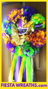 Mardi Gras Wreath Party Decoration 2021