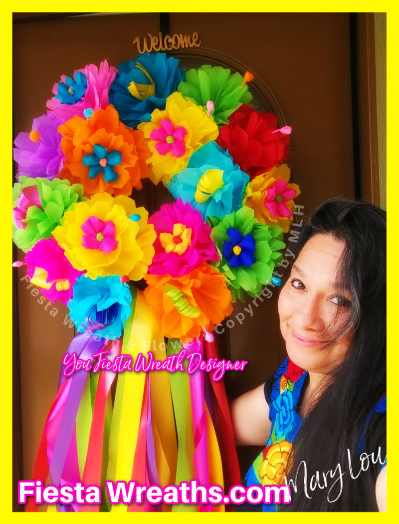 Fiesta Wreath San Antonio Design by MLH