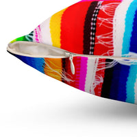Fiesta Pinatas Square Pillow Fiesta Pinatas Square Pillow - Fiesta Arts DesignsHome Decor