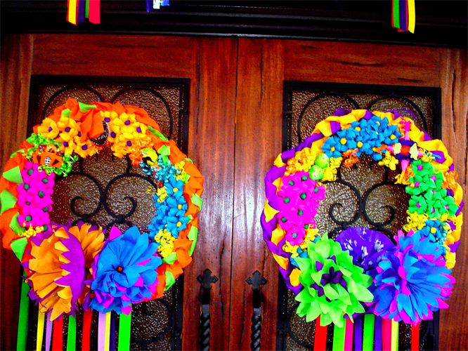 Fiesta Double Door Wreaths Fiesta Double Door Wreaths - Fiesta Arts DesignsFiesta Wreath