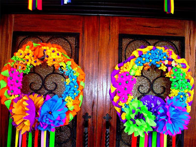 Fiesta Double Door Wreaths Fiesta Double Door Wreaths - Fiesta Arts DesignsFiesta Wreath