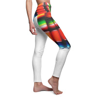 Women's Cut & Sew Casual Leggings Mexican Fiesta Zarape Style Design Women's Cut & Sew Casual Leggings Mexican Fiesta Zarape Style Design - Fiesta Arts DesignsAll Over Prints