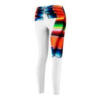 Women's Cut & Sew Casual Leggings Mexican Fiesta Zarape Style Design Women's Cut & Sew Casual Leggings Mexican Fiesta Zarape Style Design - Fiesta Arts DesignsAll Over Prints
