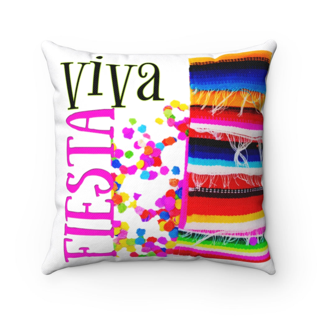 Viva Fiesta Square Pillow Home Decor Viva Fiesta Square Pillow Home Decor - Fiesta Arts DesignsHome Decor