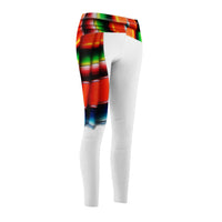 Women's Cut & Sew Casual Leggings Mexican Fiesta Zarape Style Design Women's Cut & Sew Casual Leggings Mexican Fiesta Zarape Style Design - Fiesta Arts DesignsAll Over Prints