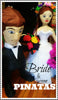 Wedding Bride & Groom Pinatas Wedding Bride & Groom Pinatas - Fiesta Arts Designs