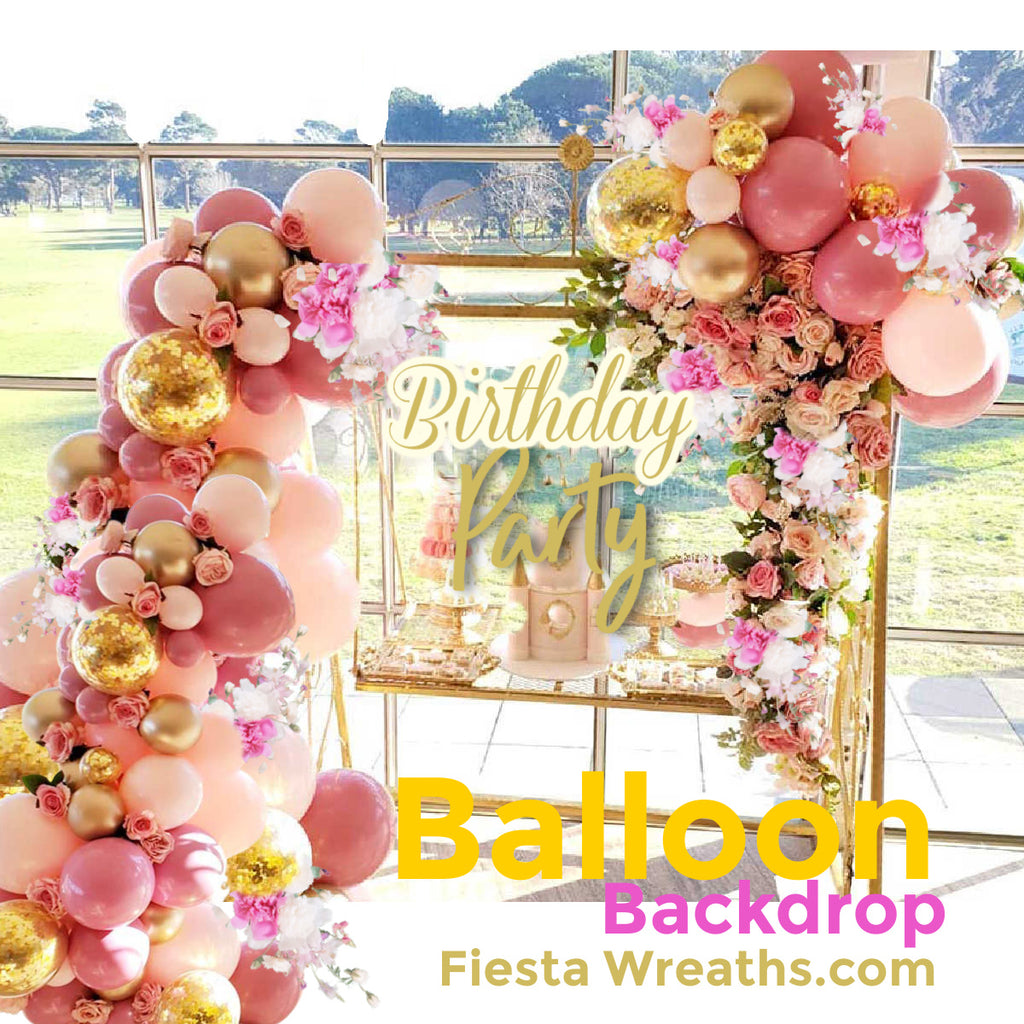 Balloon Arch Garland Backdrop