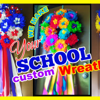 Custom Your School & University Wreath Custom Your School & University Wreath - Fiesta Arts Designs