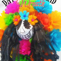 Day of The Dead Wreath Home Decoration Day of The Dead Wreath Home Decoration - Fiesta Arts Designs