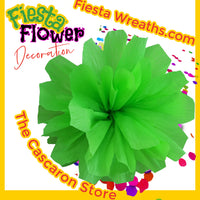 Fiesta Flowers Lime Green Large crepe flower