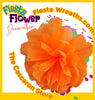 Fiesta flower Orange crepe paper flower