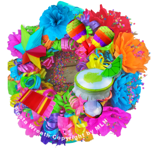 Fiesta Party Wreath