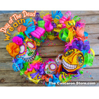 Day of the Dead wreath decoration
