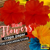 Fiesta Flower Green Crepe Paper Flower