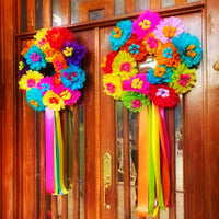 fiesta double door wreath