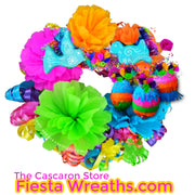 Fiesta Front door wreath