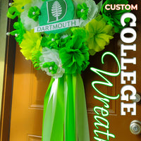 Custom School & University Door Wreath