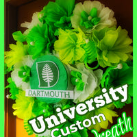Custom School & University Door Wreath