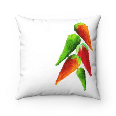 Jalapenos pinatas Square Pillow Jalapenos pinatas Square Pillow - Fiesta Arts DesignsHome Decor