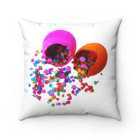 Fiesta Confetti Cascarones Pillow Home Decor Spun Polyester Square Pillow Fiesta Confetti Cascarones Pillow Home Decor Spun Polyester Square Pillow - Fiesta Arts DesignsHome Decor
