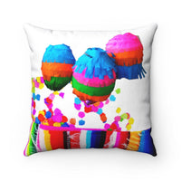 Fiesta Pinatas Square Pillow Fiesta Pinatas Square Pillow - Fiesta Arts DesignsHome Decor