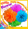 Fiesta Flower Pink crepe paper flower