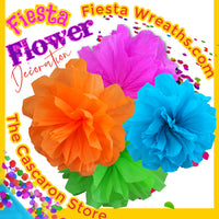 Fiesta Flower Pink crepe paper flower