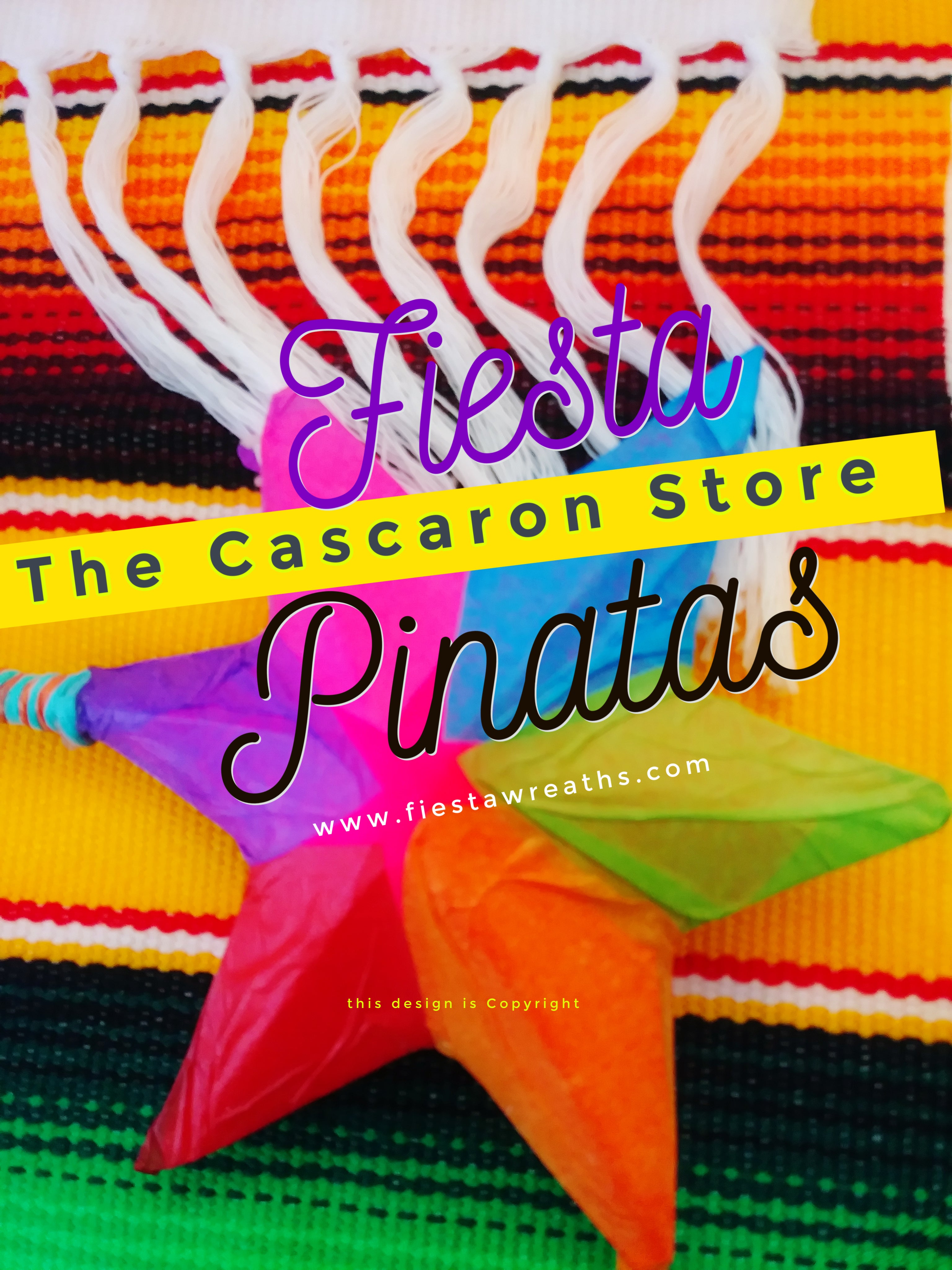 Star Colorful Mini Pinata Star Colorful Mini Pinata - Fiesta Arts Designs