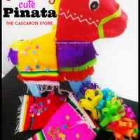 Donkey Mini Pinata Fiesta Decoration Donkey Mini Pinata Fiesta Decoration - Fiesta Arts DesignsMini Pinata