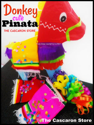 Donkey Mini Pinata Fiesta Decoration Donkey Mini Pinata Fiesta Decoration - Fiesta Arts DesignsMini Pinata