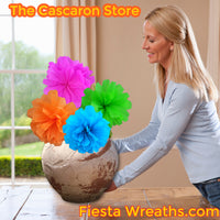 Fiesta Flower Pink crepe paper flower