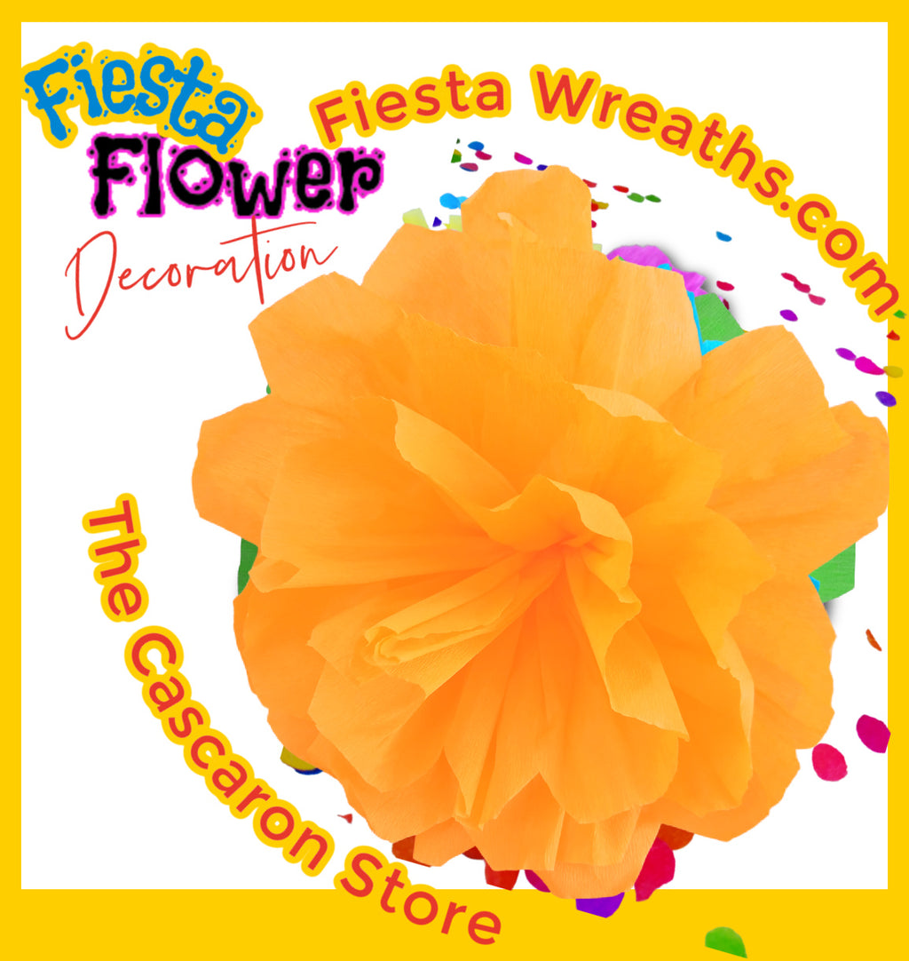 Fiesta Yellow Crepe Paper Flower