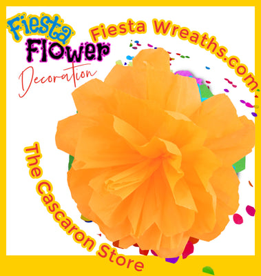 Fiesta Yellow Crepe Paper Flower